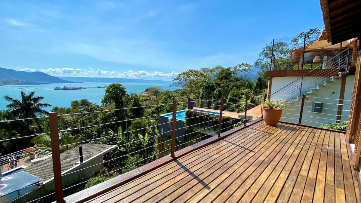 Vista Espetacular, Churrasqueira Gourmet E Piscina Aquecida Ilhabela Exterior foto