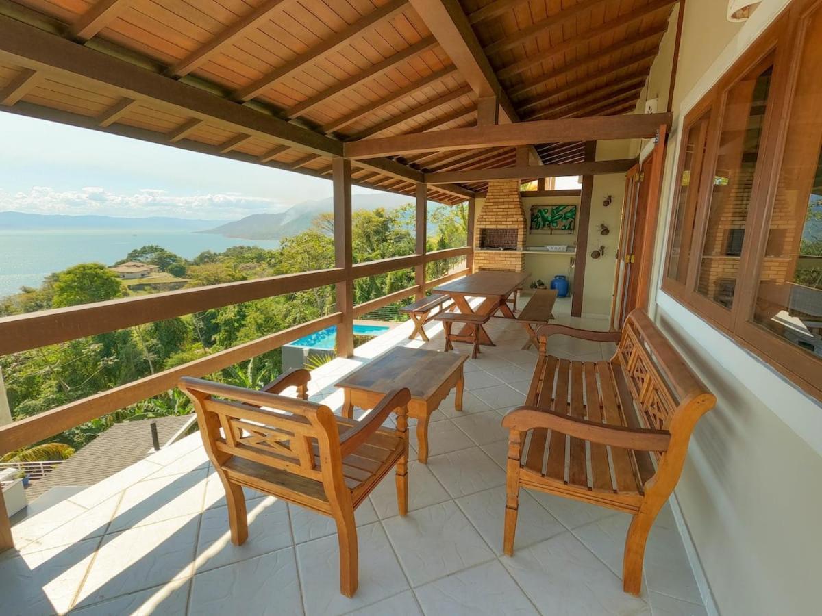 Vista Espetacular, Churrasqueira Gourmet E Piscina Aquecida Ilhabela Exterior foto